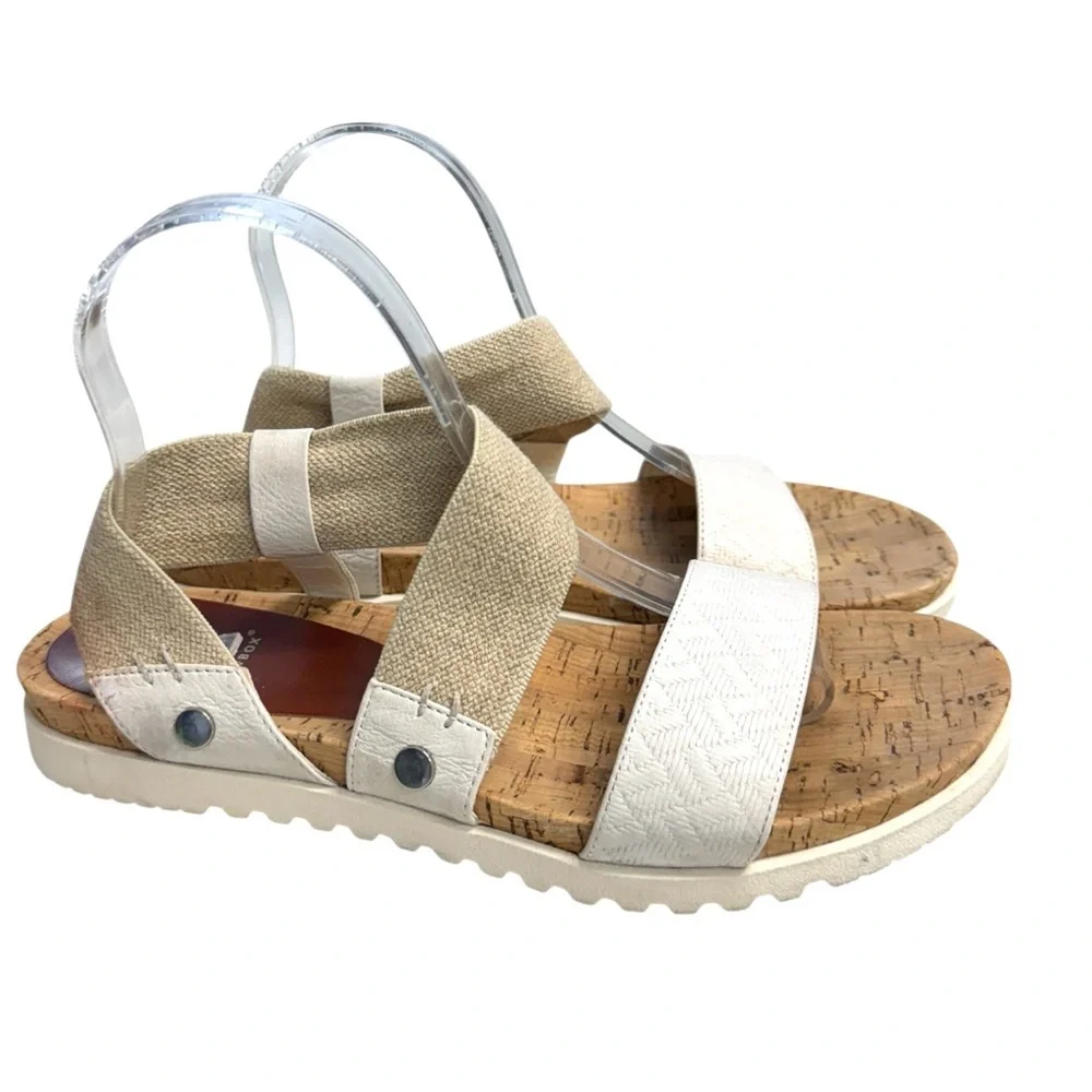 Yellow Box Meera Stylish Women's Sandals in Cream Size 8.5 - Picture 2 of 7